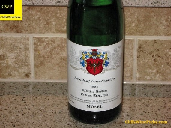 1995 Weingut Franz-Joseph Justen-Schmitges Erdener Treppchen Riesling Auslese