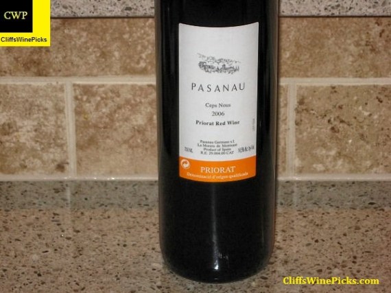 2006 Pasanau Priorat Ceps Nous