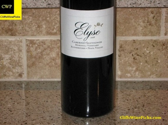 2008 Elyse Cabernet Sauvignon Morisoli Vineyard
