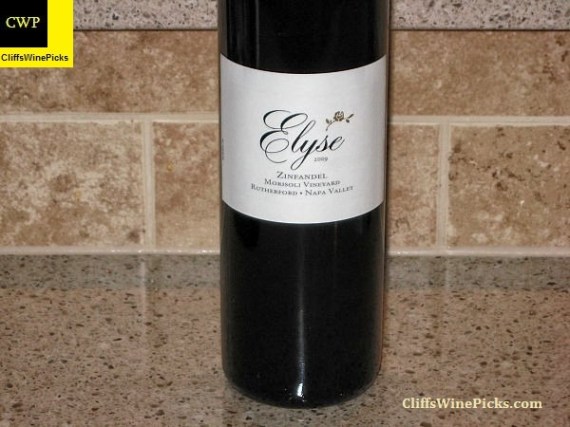 2009 Elyse Zinfandel Morisoli Vineyard