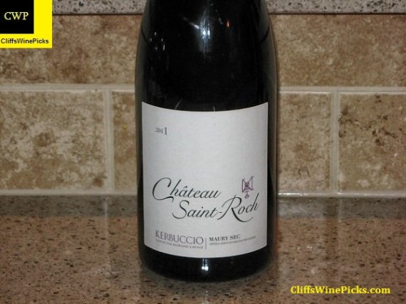 2011 Château Saint-Roch Maury Sec Kerbuccio