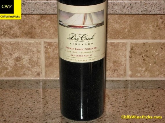 2011 Dry Creek Vineyard Zinfandel Beeson Ranch