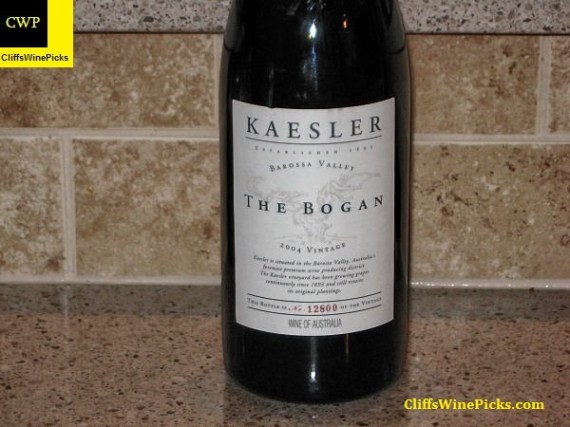 2004 Kaesler Shiraz The Bogan