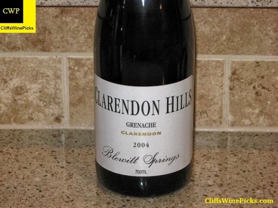 2004 Clarendon Hills Grenache Old Vines Blewitt Springs