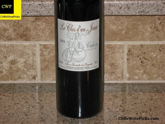 2004 Le Clos d'un Jour Cahors Un Jour