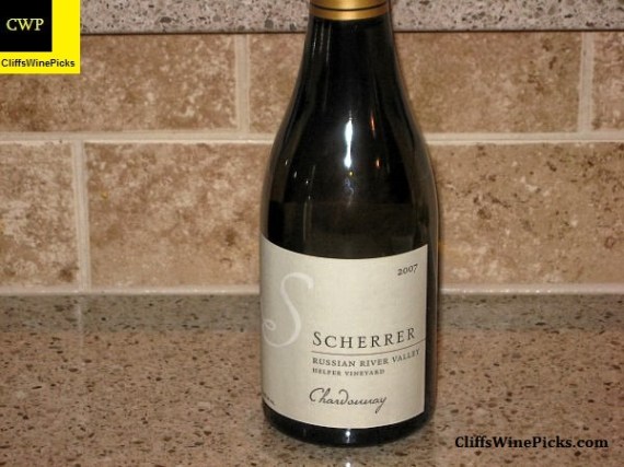 2007 Scherrer Winery Chardonnay Helfer Vineyard