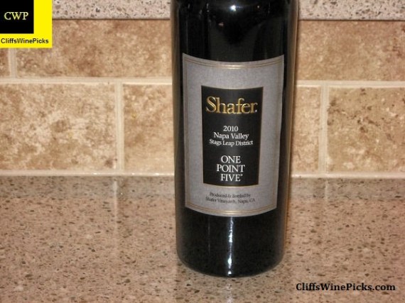 2010 Shafer Cabernet Sauvignon One Point Five