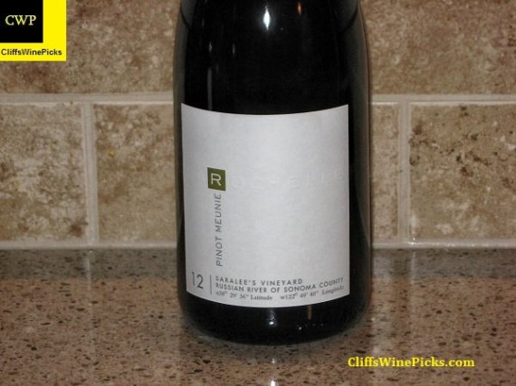 2012 La Rochelle Pinot Meunier Saralee's Vineyard