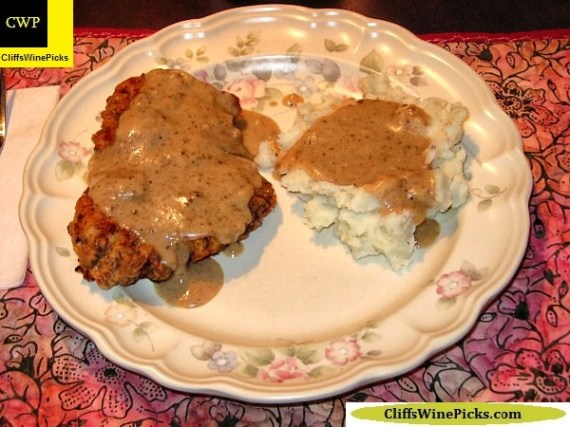 Chicken Fried Steak dinner