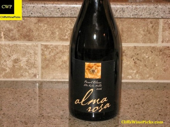 2006 Alma Rosa Pinot Blanc Sta Rita Hills