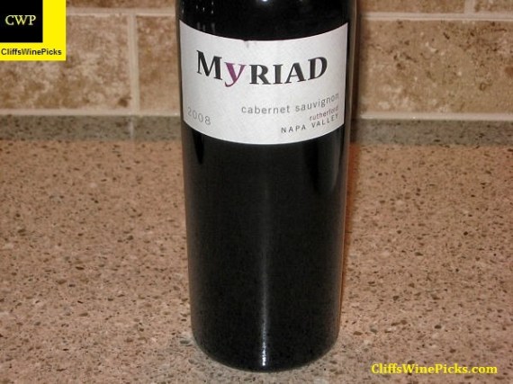2008 Myriad Cellars Cabernet Sauvignon