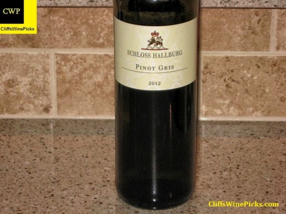 2012 Graf v. Schönborn Schloss Hallburger Pinot Gris Kabinett trocken
