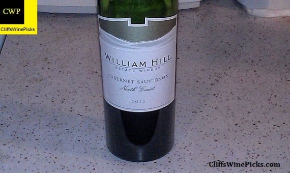 2012 William Hill Winery Cabernet Sauvignon North Coast