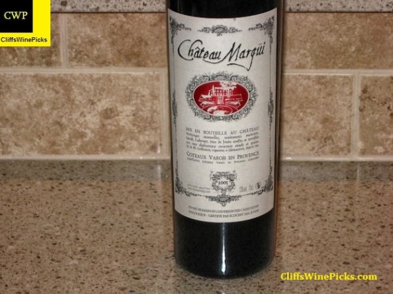 2005 Château Margüi Côteaux Varois