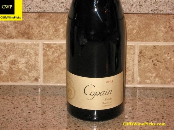2005 Copain Syrah Brosseau Vineyard