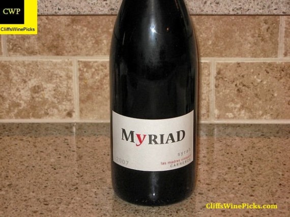2007 Myriad Cellars Syrah Las Madres Vineyard