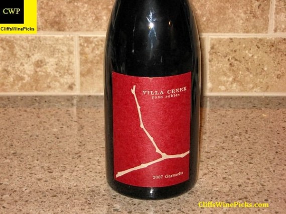 2007 Villa Creek Garnacha Denner Vineyard