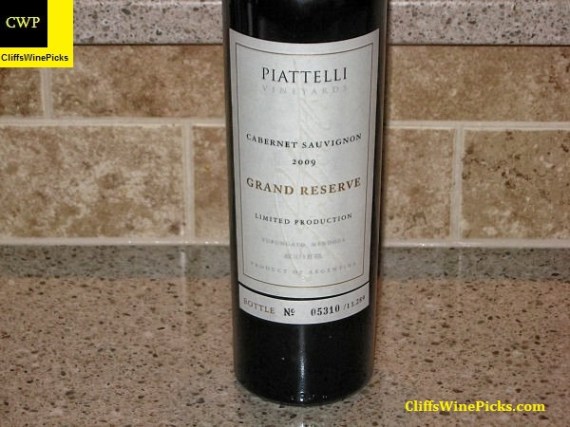 2009 Piattelli Cabernet Sauvignon Grande Réserve
