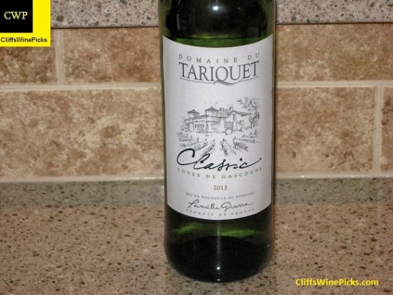 2013 Domaine du Tariquet Vin de Pays des Côtes de Gascogne Classic