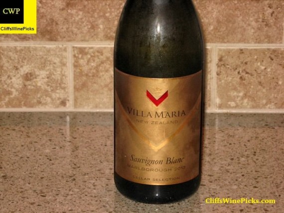 2013 Villa Maria Sauvignon Blanc Cellar Selection