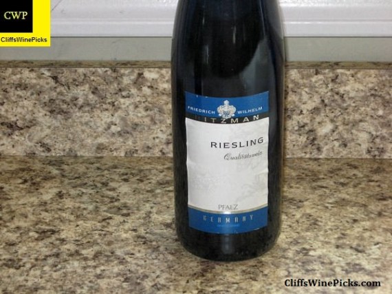 2008 Friedrich Wilhelm Ritzman Riesling Qualitätswein