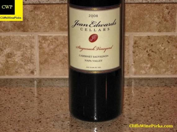 2008 Jean Edwards Cellars Cabernet Sauvignon Stagecoach Vineyard