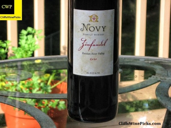 2010 Novy Family Wines Zinfandel Russian River Valley