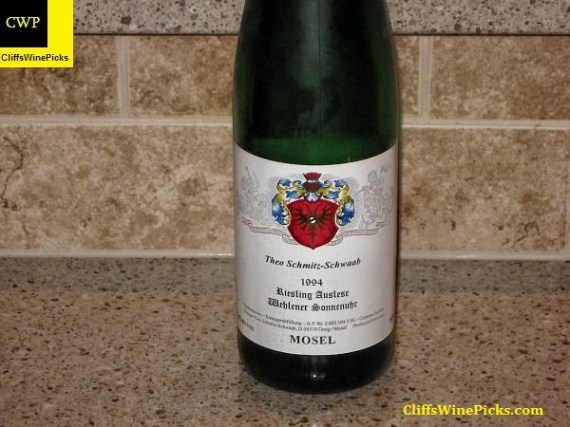 1994 Theo Schmitz-Schwaab Wehlener Sonnenuhr Riesling Auslese