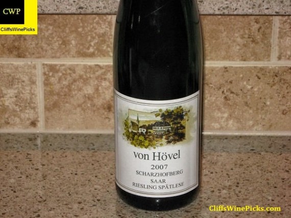 2007 Von Hövel Scharzhofberger Riesling Spätlese