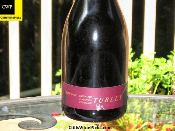 2008 Turley Zinfandel Cedarman
