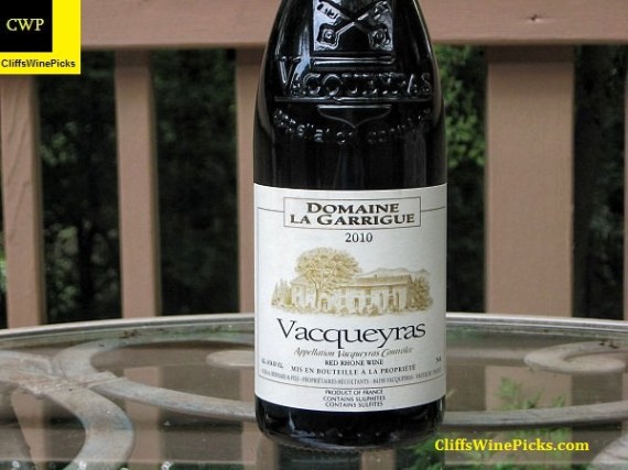 2010 Domaine La Garrigue Vacqueyras