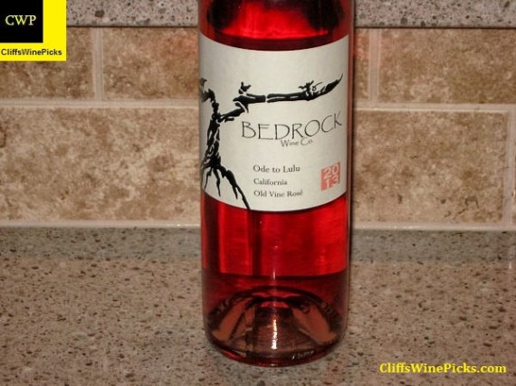 2013 Bedrock Wine Co. Ode to Lulu Old Vine Rosé