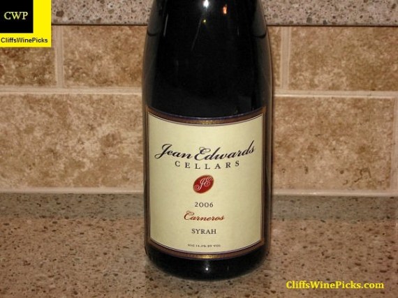 2006 Jean Edwards Cellars Syrah Carneros