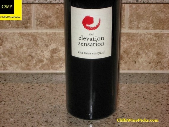 2007 Core Elevation Sensation Alta Mesa Vineyard