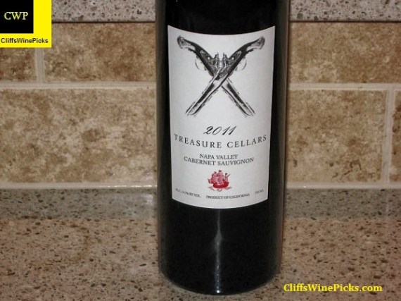 2011 Treasure Cellars Cabernet Sauvignon Napa Valley
