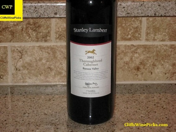 2002 Stanley Lambert Cabernet Sauvignon Thoroughbred