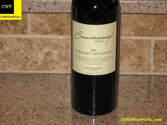 2008 Boudreaux Cellars Cabernet Sauvignon