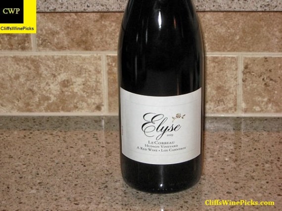 2009 Elyse Le Corbeau Hudson Vineyard