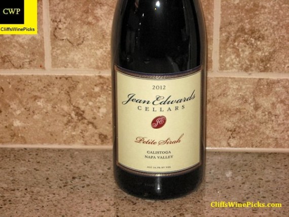 2012 Jean Edwards Cellars Petite Sirah