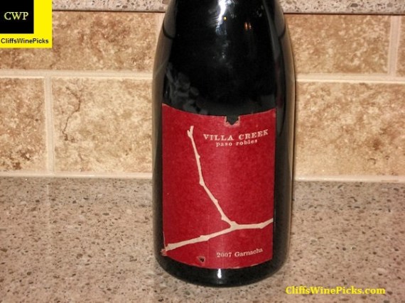 2007 Villa Creek Garnacha Denner Vineyard
