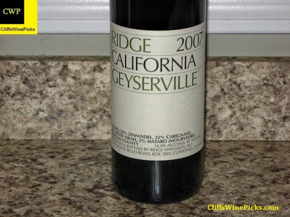 2007 Ridge Geyserville