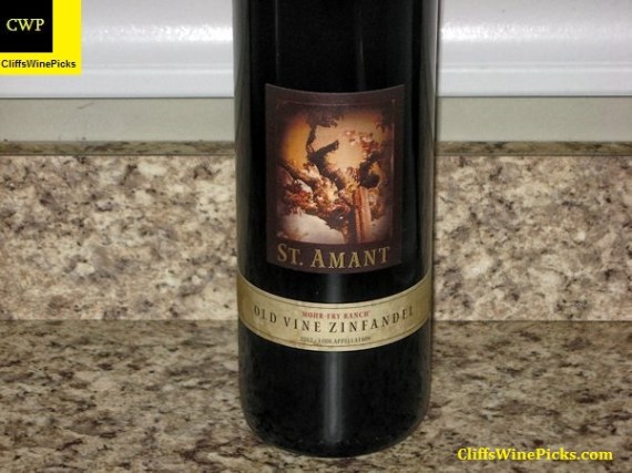 2012 St. Amant Winery Zinfandel Old Vines Mohr-Fry Ranch Vineyard