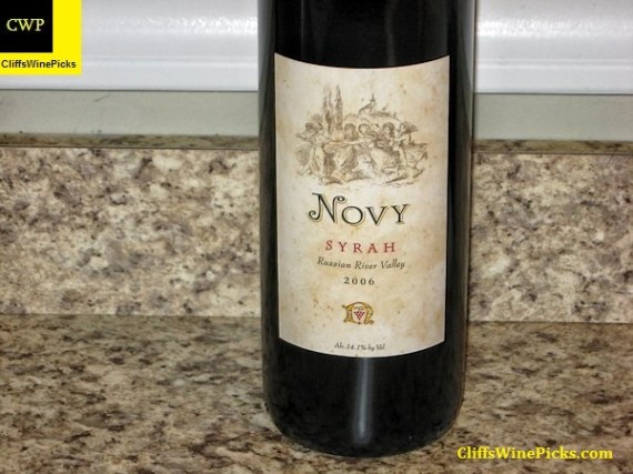 2006 Novy Family Wines Syrah Russian River Valley
