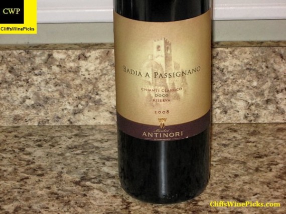 2008 Antinori Chianti Classico Riserva Badia a Passignano