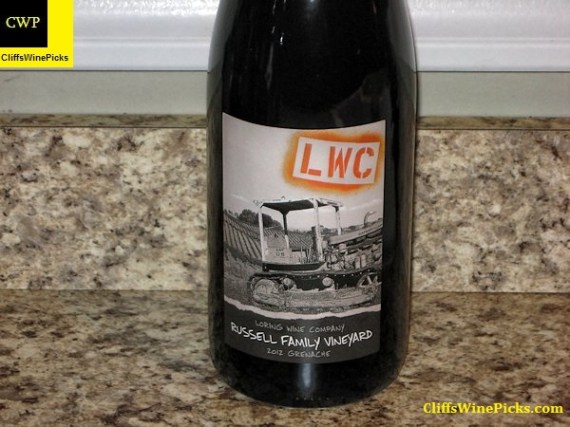 2012 Loring Wine Company Grenache Russell Family Vineyard