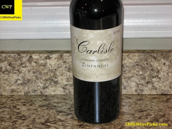 2010 Carlisle Zinfandel Sonoma County