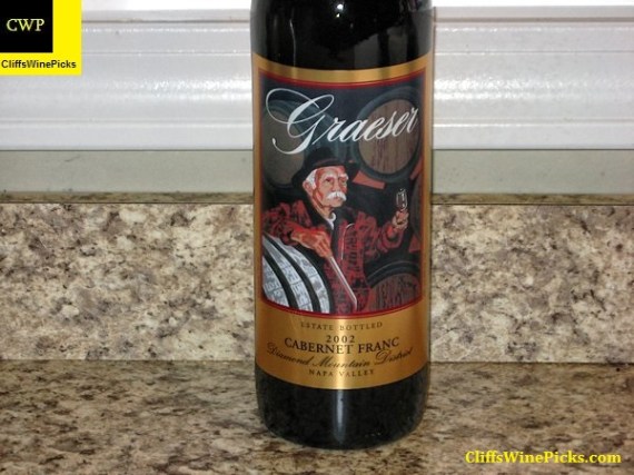 2002 Graeser Cabernet Franc Estate Grown