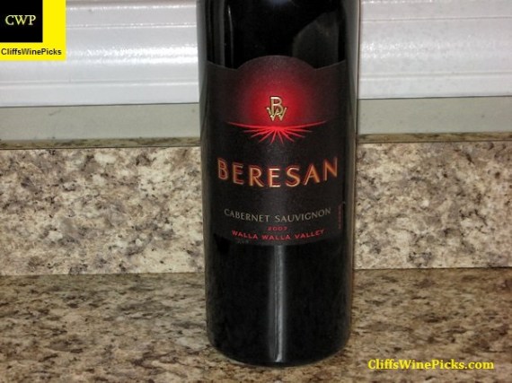 2007 Beresan Winery Cabernet Sauvignon Walla Walla Valley