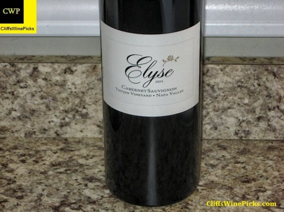 2001 Elyse Cabernet Sauvignon Tietjen Vineyard