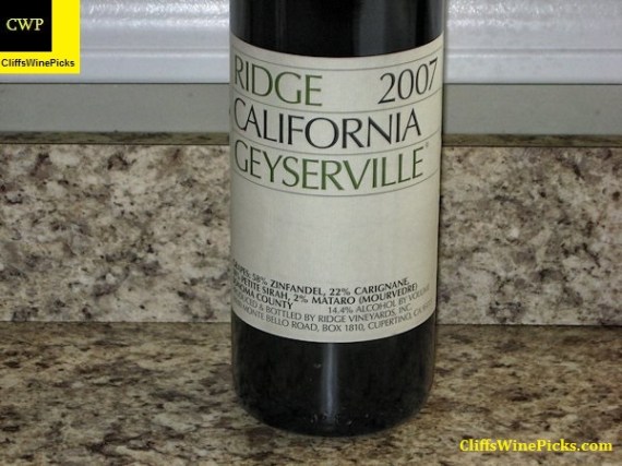 2007 Ridge Geyserville